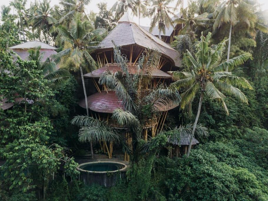 Temple House 3Bds Eco Bamboo House Pool River View Bringkit Luaran gambar